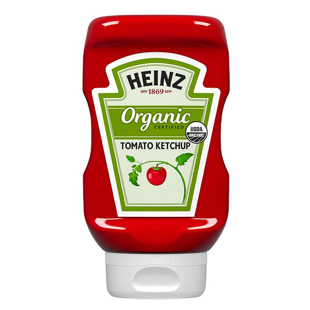Organic Ketchup, Up Side Down Bottle, 14 oz, 6 count