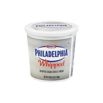 Cream Cheese Whipped Tub, 3 lb avg