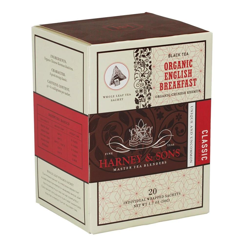 Tea, Organic English Breakfast Sachet, 6/20 ct