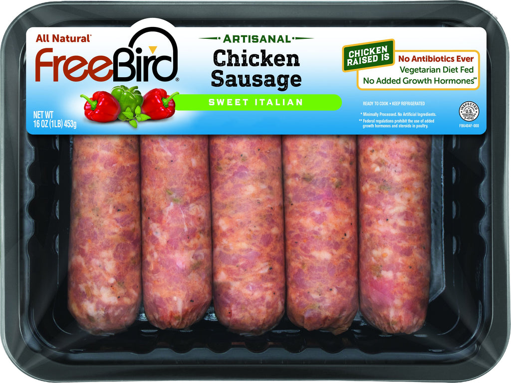 Antibiotic Free Sweet Italian Chicken Sausage, 25 count