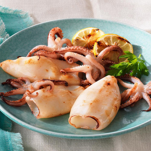 Whole Frozen Calamari, 4/2.5 lb